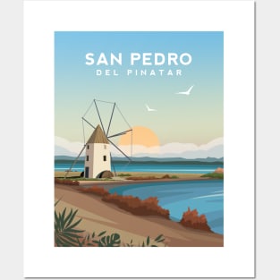 San Pedro Del Pinatar, Murcia, Spain Posters and Art